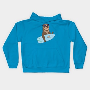 Otter Surfer Kids Hoodie